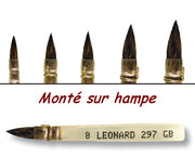 PINCEAU 297GB Grain de blé Très court-Petit gris pur