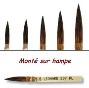 PINCEAU 297RL Rond pointu Très long-Petit gris pur