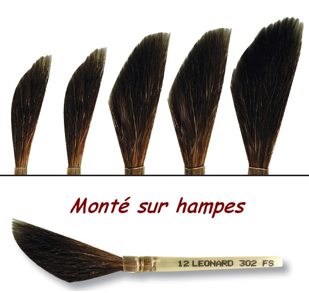 PINCEAU 302FS Filet Sifflet-Petit gris pur