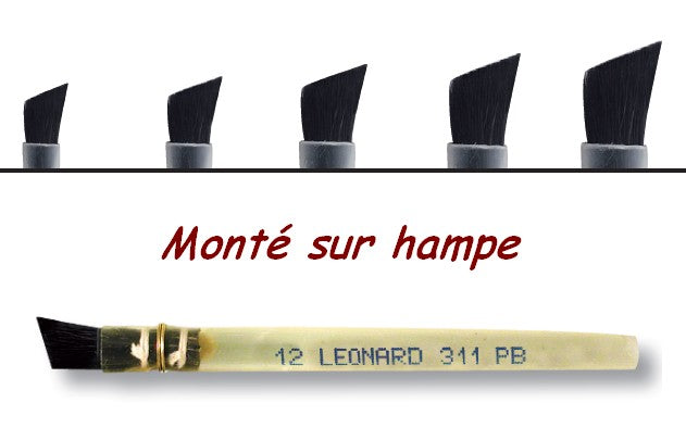 PINC 311PB Putois rond pied de biche sur hampe