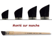 PINCEAU 312PB Putois rond pied de biche sur manche