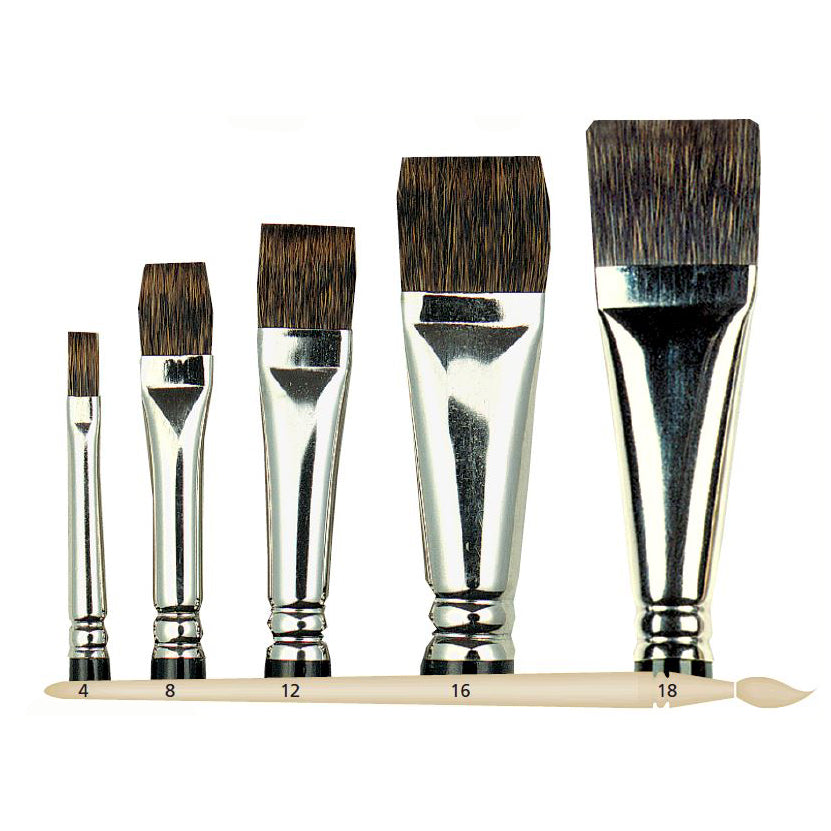 Pinceau LIM 12UF Plat court Petit gris pur