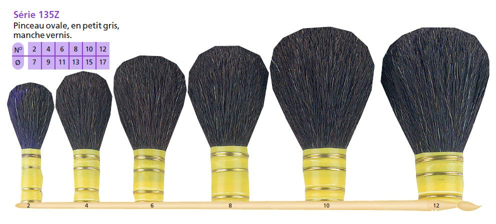 Pinceau LIM 135Z Petit Gris