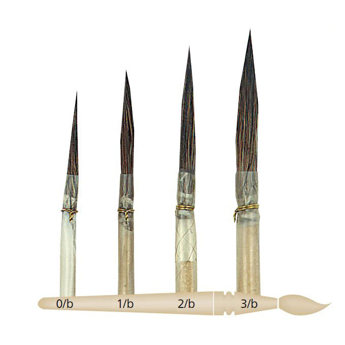 Pinceau LIM 308ZH/B Rond pointu Petit gris pur