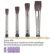 Pinceau LIM 405 Semi plat Petit gris pur