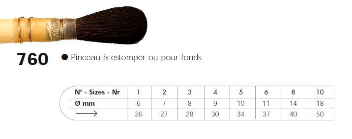 PINCEAU 760 Rond VALANDREY