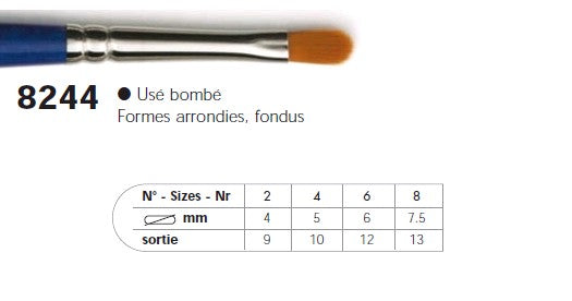 PINCEAU 8244 Forme arrondie KAERELL