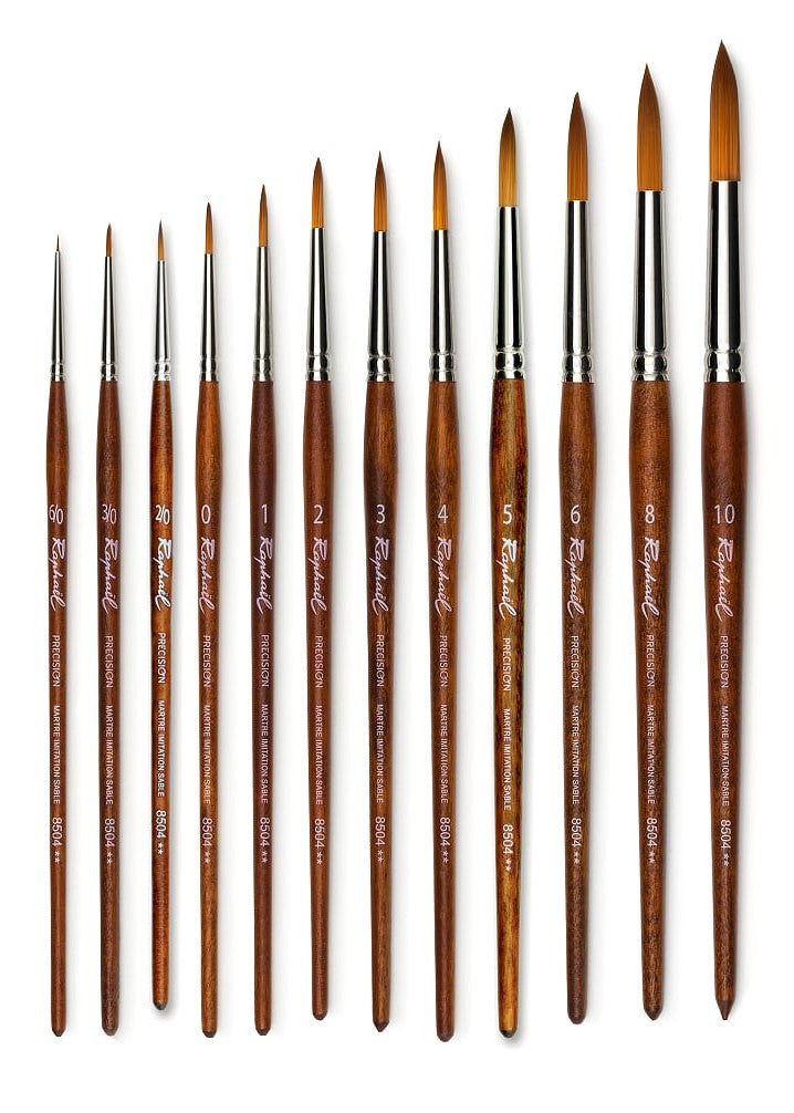 PINCEAU 8504 Precision Rond Synthé-Imitation martre