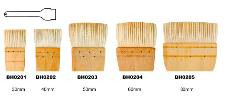 PINCEAUX BH - POILS DE CHEVRE