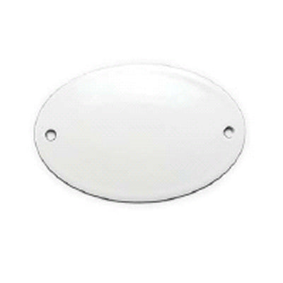 PLAQUE EMAILLEE OVALE 70X45MM ***