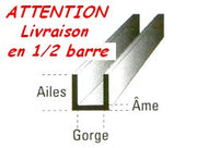 PLOMB U DIM.4X4 Kg**Standard/Barre187cm**