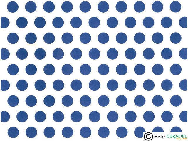 POLKA BLEU CHINTZ Dim.50x70cm/750-850°C