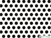 POLKA NOIR DIM.50x70cm/750-850°C