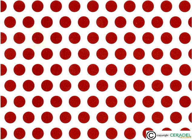 POLKA ROUGE CHINTZ Dim.50x70cm/750-850°C