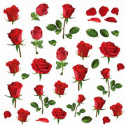 ROSES D'AMOUR.36motifs.10/75mm maxi**