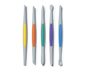 SET DE 5 OUTILS DE FINITION EN SILICONE FERME SOUPLE XIEM