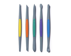 SET DE 5 OUTILS DE FINITION EN SILICON FERME RIGIDE XIEM