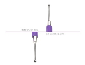 OUTIL STYLET DOUBLE EXTREMITE