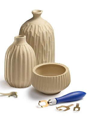 SET D'OUTILS DE CANELURES AVEC 3 LAMES XIEM