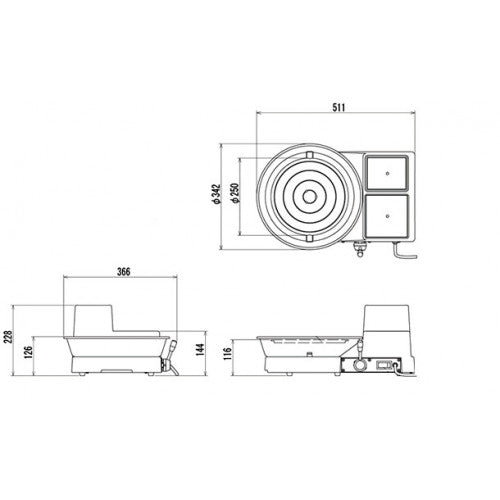 Tour de table Shimpo RK5T