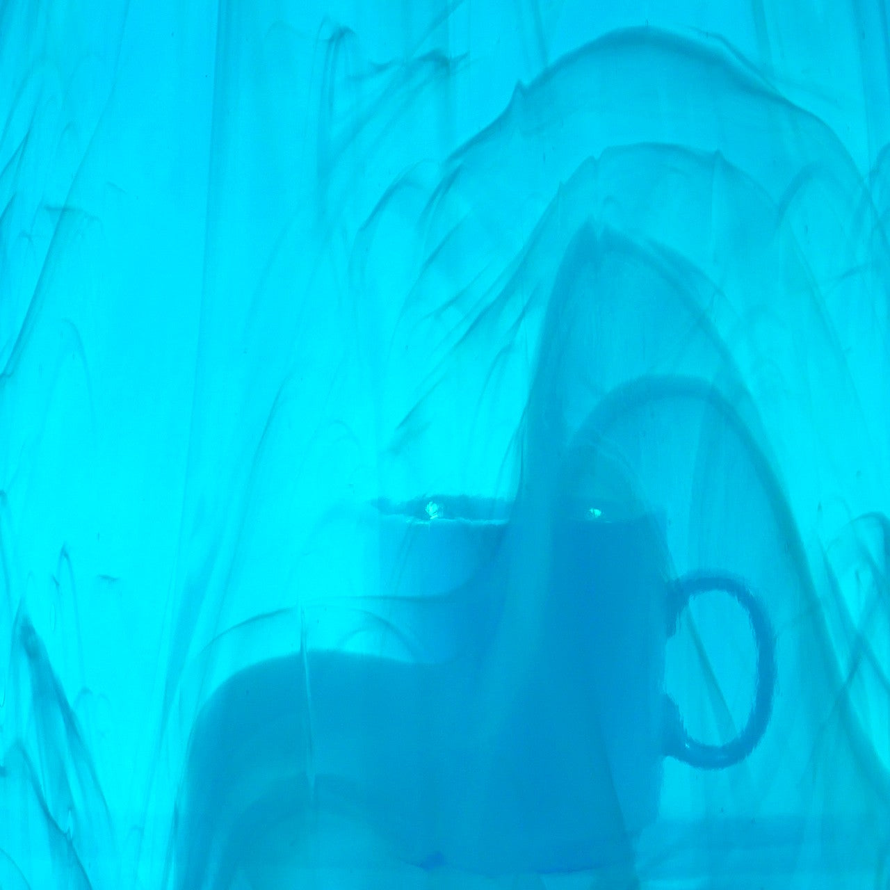 VERRE STP 833-93S DEEP AQUA Dim.300x300x3mm