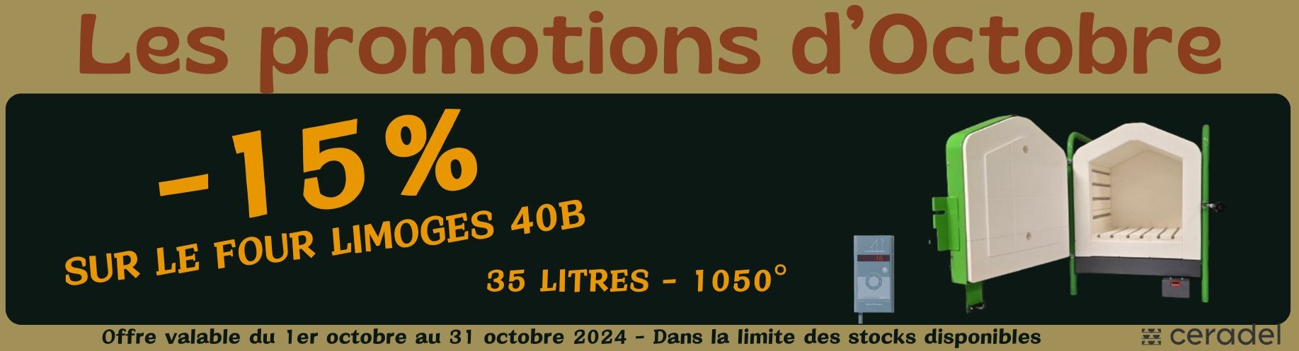 Offre 15% Four Limoges 40B